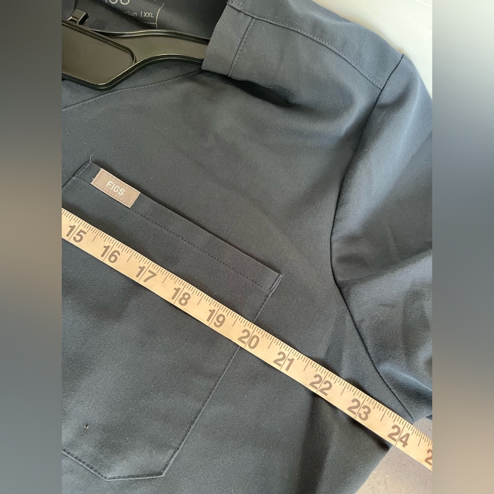 FIGS Zamora Scrub Set Jogger Pants & Shirt Top Night Sky Blue Women 2XL Medical - Picture 14 of 16